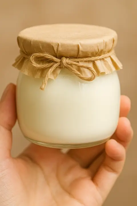 老北京酸奶 (lǎo Běi jīng suān nǎi) – Traditional Beijing-Style Fermented Yogurt in Glass Jar